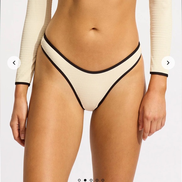 Seafolly beach bound scoop high cur bikini bottom - Picture 3 of 3